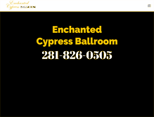 Tablet Screenshot of enchantedcypress.com